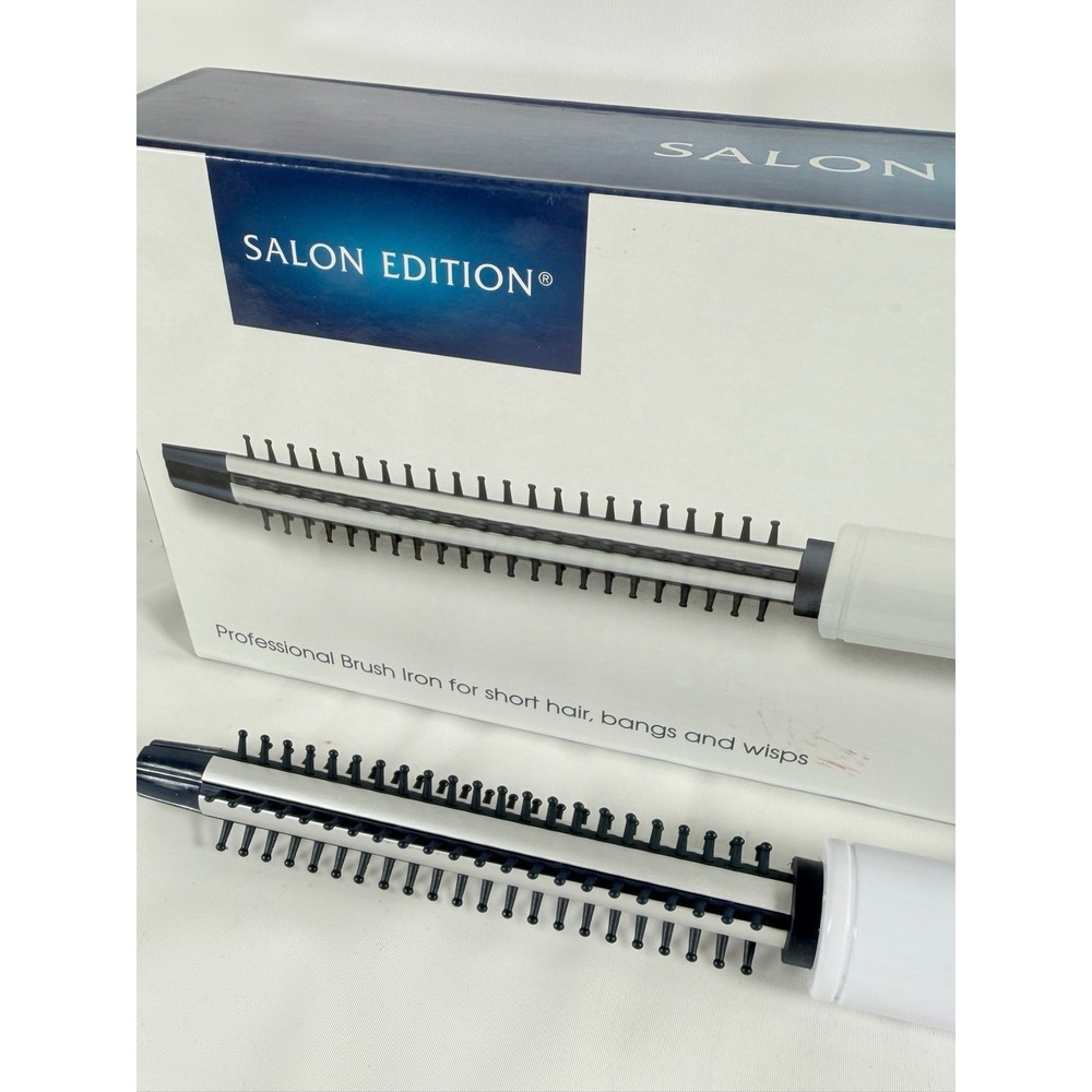 Salon Edition Professional Brush Curling Iron for Short Hair 1/2" Barrel New - Picture 3 of 6